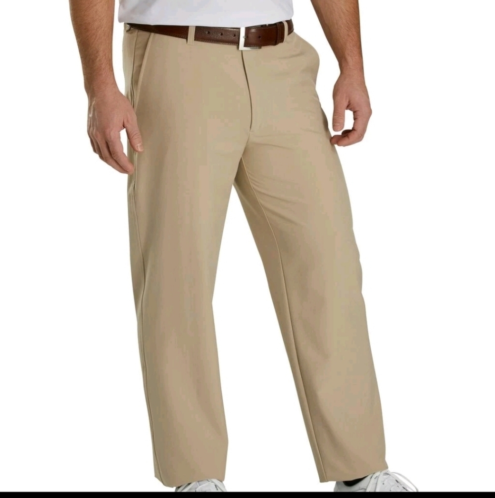 FootJoy Men's Golf Performance Pant Khaki Moisture Wicking NWT 32x32